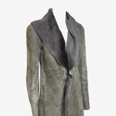 Roberto Cavalli F/W 2003 Fur and Leather Long Coat