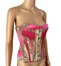 Roberto Cavalli F/W 2004 Bustier Corset Top