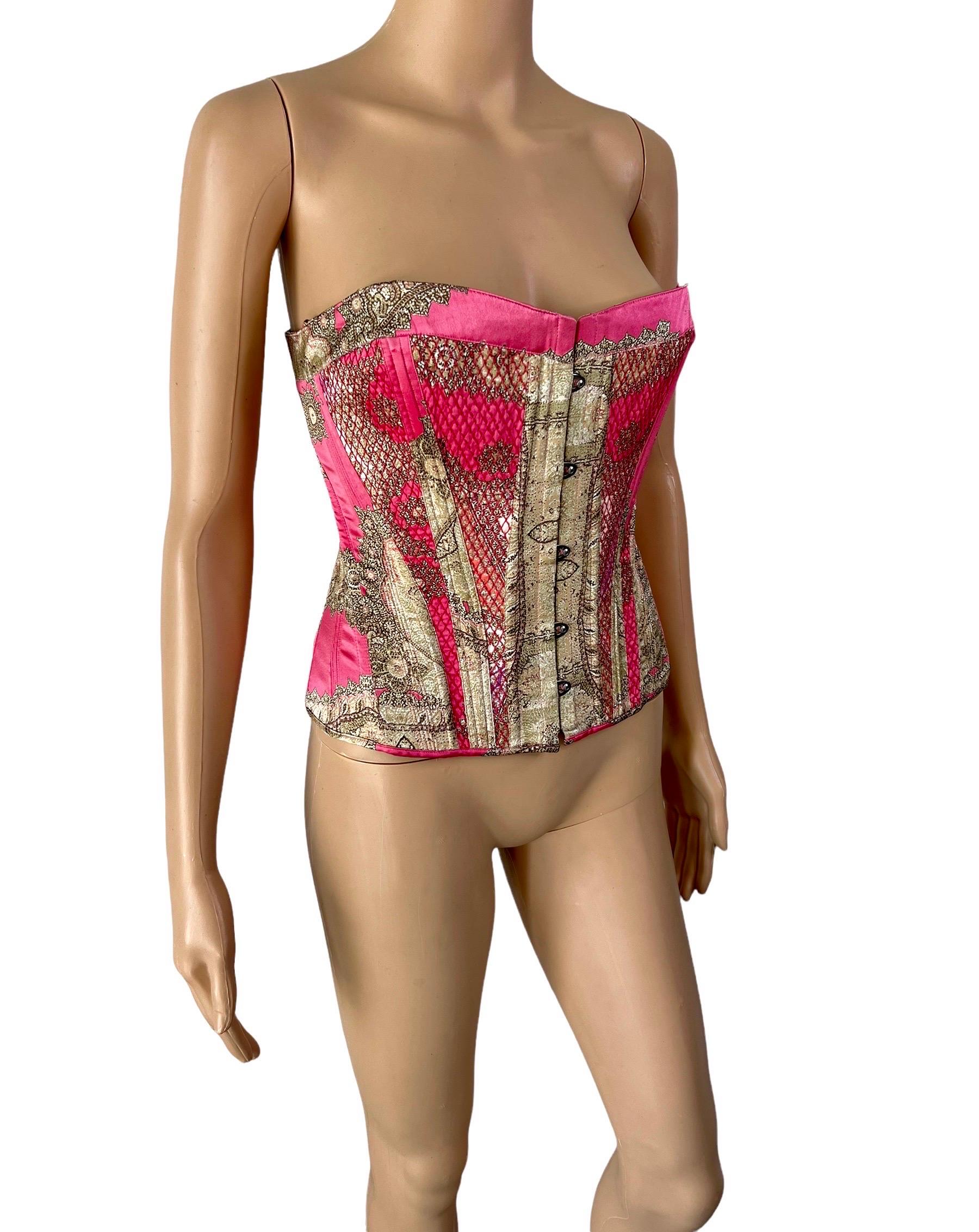 Roberto Cavalli F/W 2004 Bustier Corset Top For Sale 2