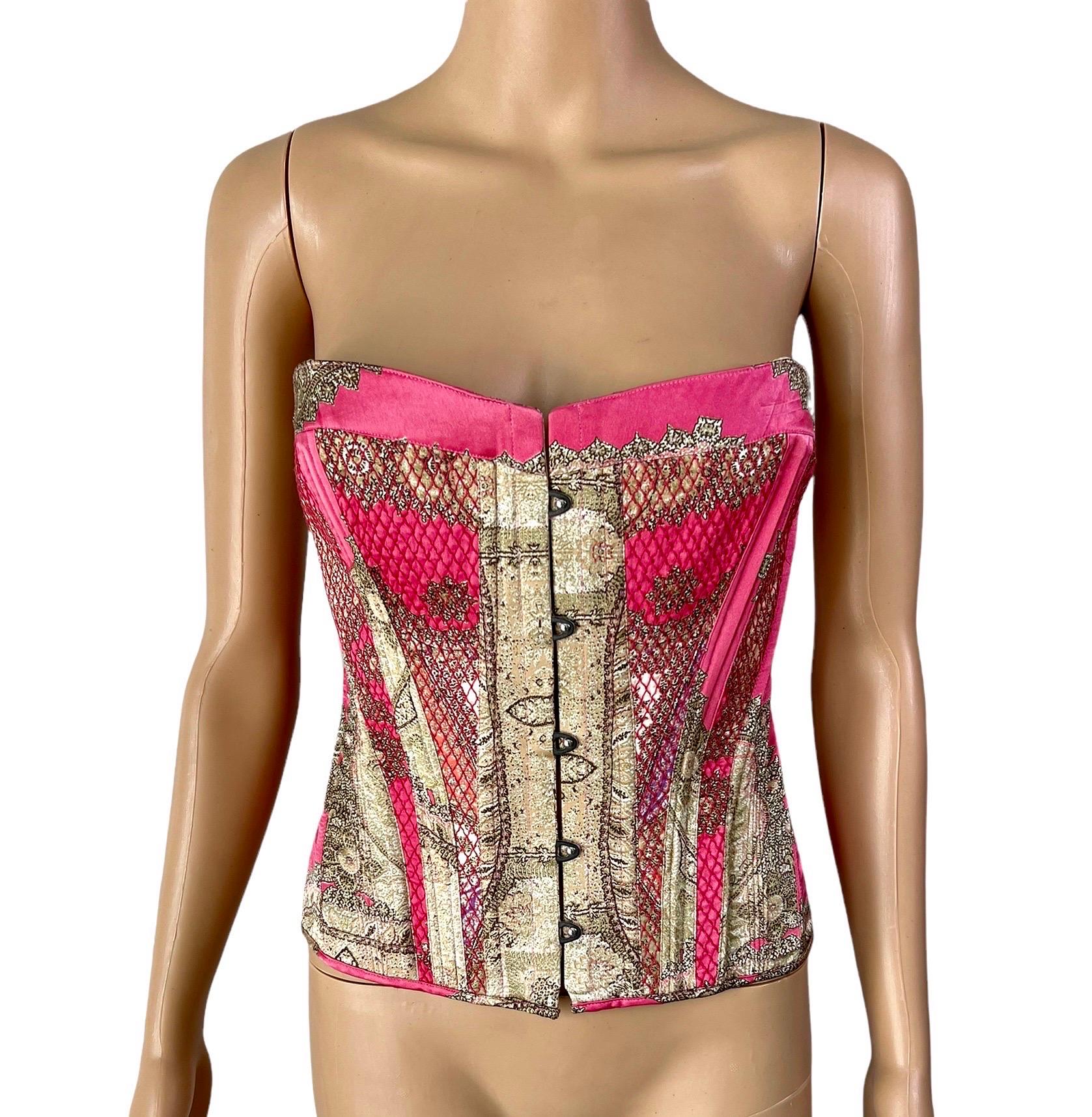Roberto Cavalli F/W 2004 Bustier Corset Top For Sale 4