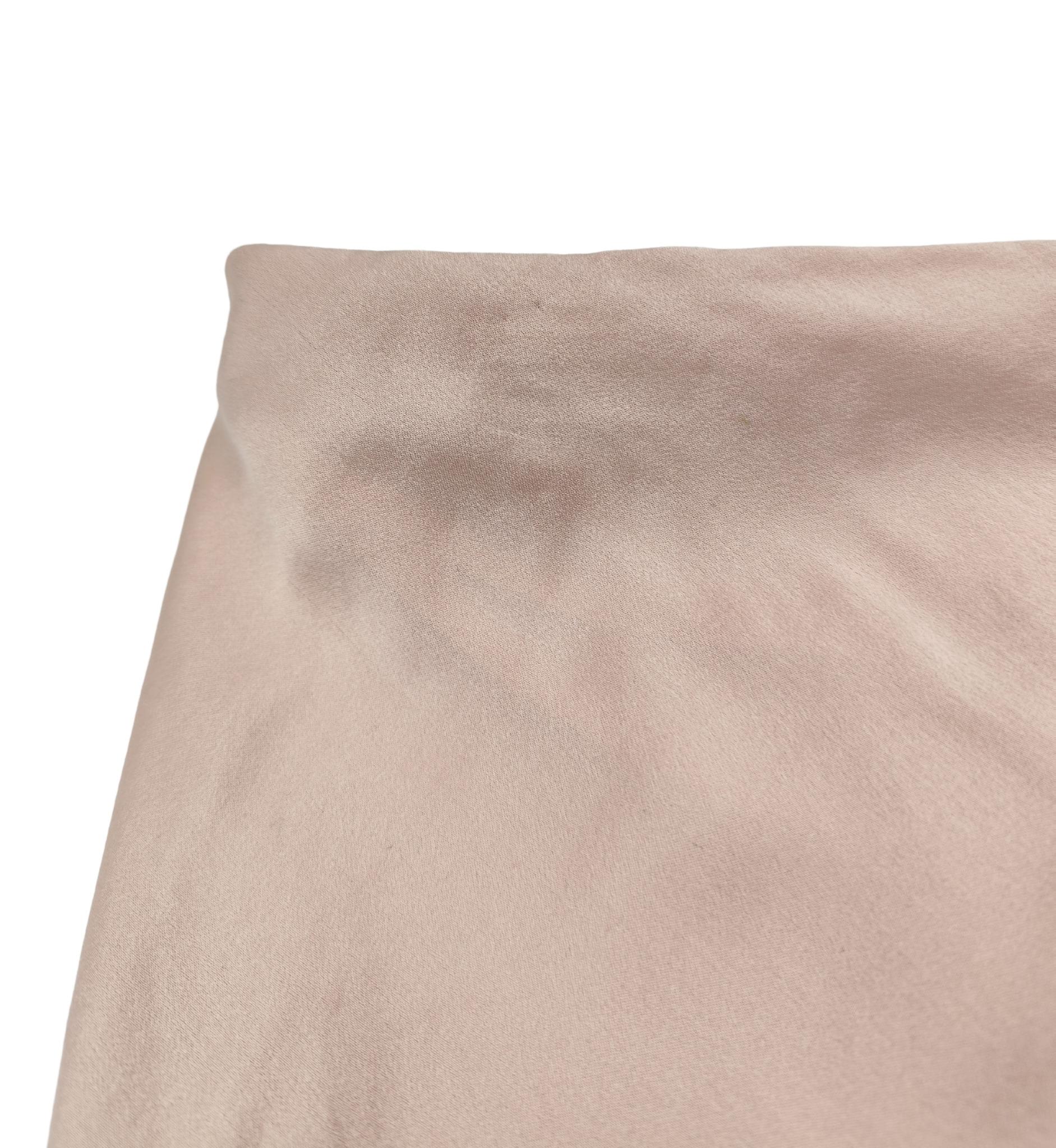 Roberto Cavalli F/W 2004 pink silk and velvet embroidered skirt 9
