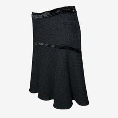 Roberto Cavalli F/W 2005 Wool Flare Skirt