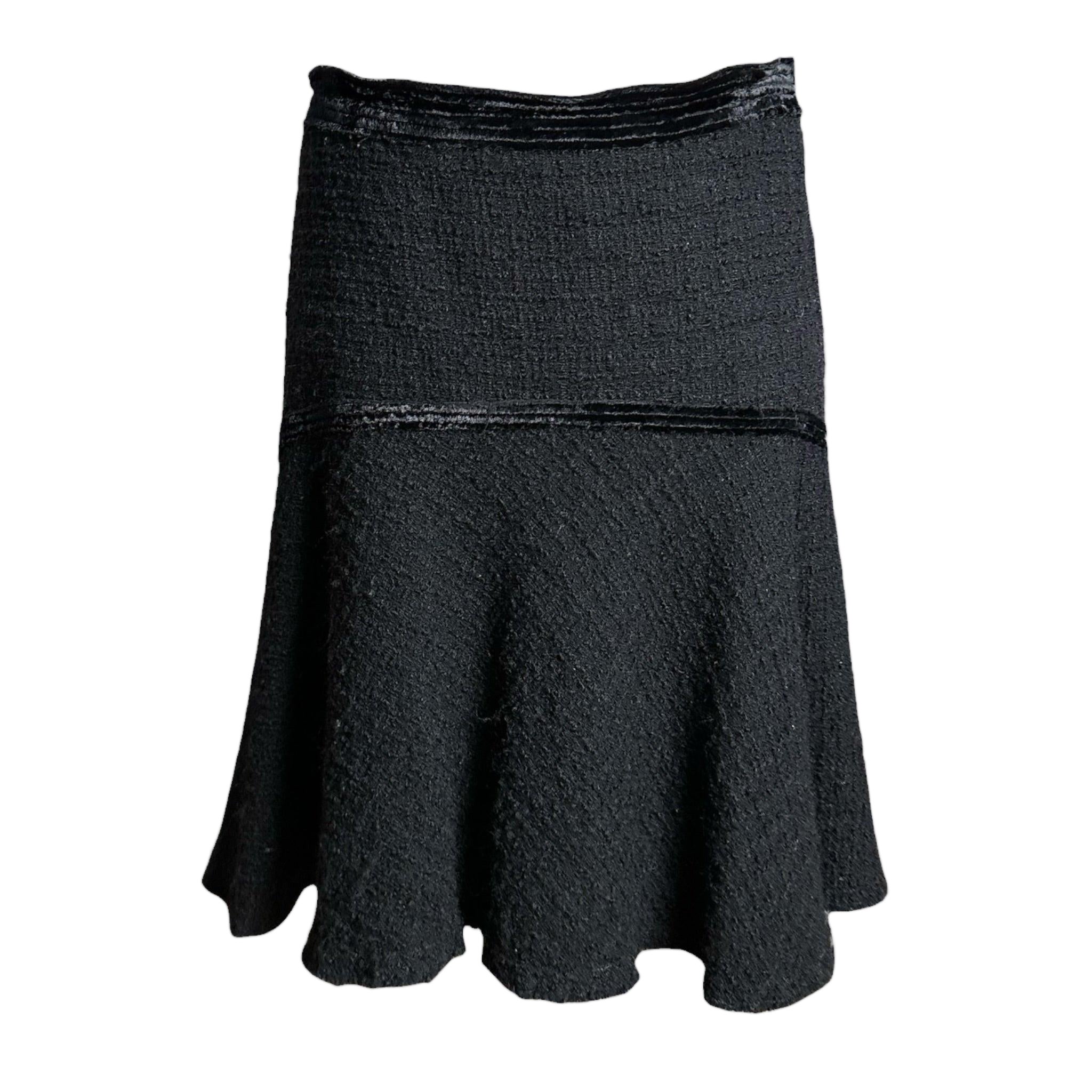 Roberto Cavalli F/W 2005 Wool Flare Skirt