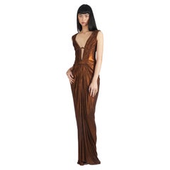Roberto Cavalli  F/W 2007 Copper Metallic Gown