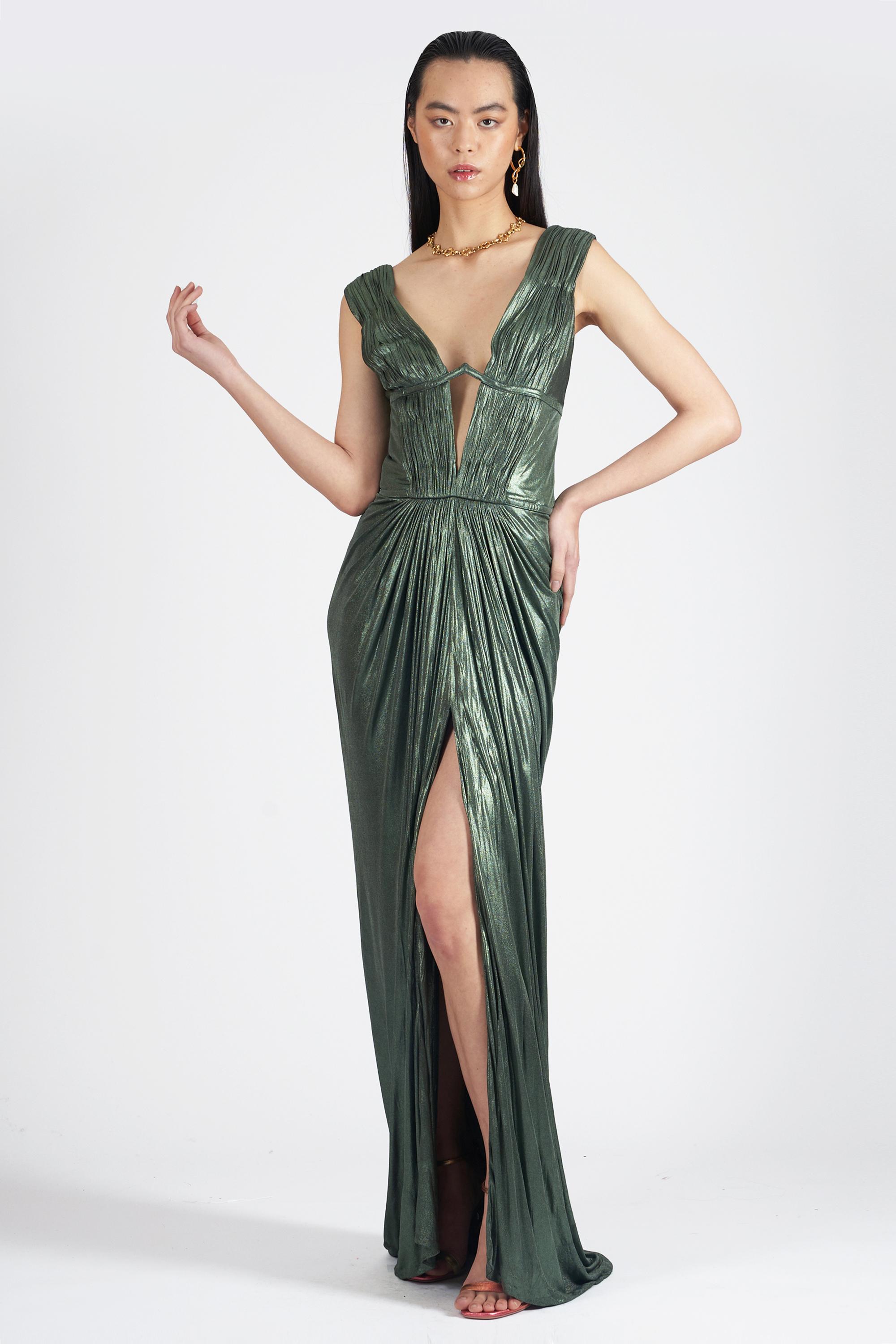 Roberto Cavalli F/W 2007 Metallic Gown In Excellent Condition For Sale In London, GB