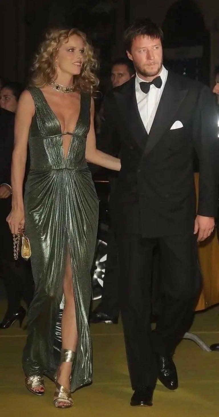 Roberto Cavalli F/W 2007 Metallic Gown In Excellent Condition For Sale In London, GB