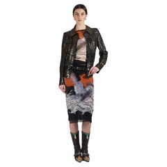 Roberto Cavalli F/W 2007 Runway Snakeskin Leather Jacket