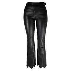 Roberto Cavalli Fall 2001 Leather Pants