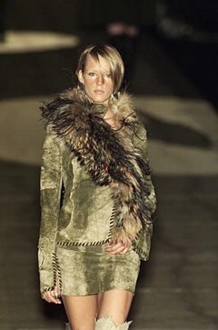 Roberto Cavalli Fall 2001 Leather Set