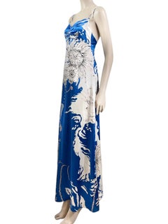 Roberto Cavalli Fall 2005 Long printed satin dress