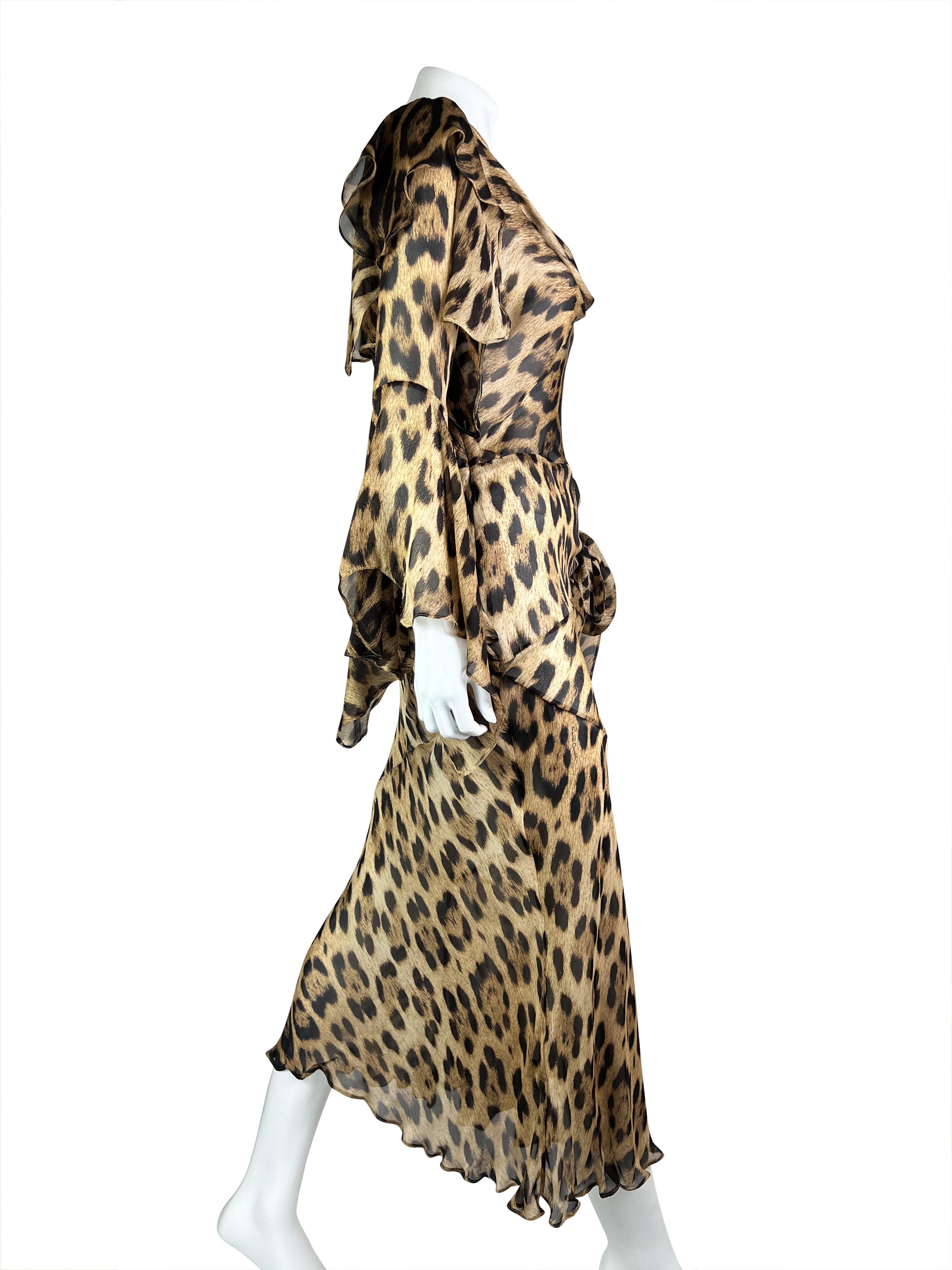 De las mujeres Vestido de seda Roberto Cavalli Otoño 2006