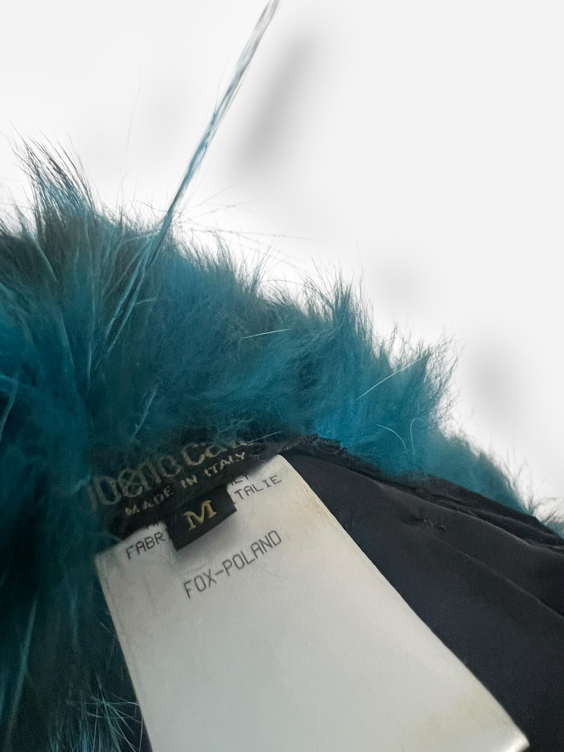 Roberto Cavalli Fall/Winter 2000 Runway Fox Fur Coat For Sale 7