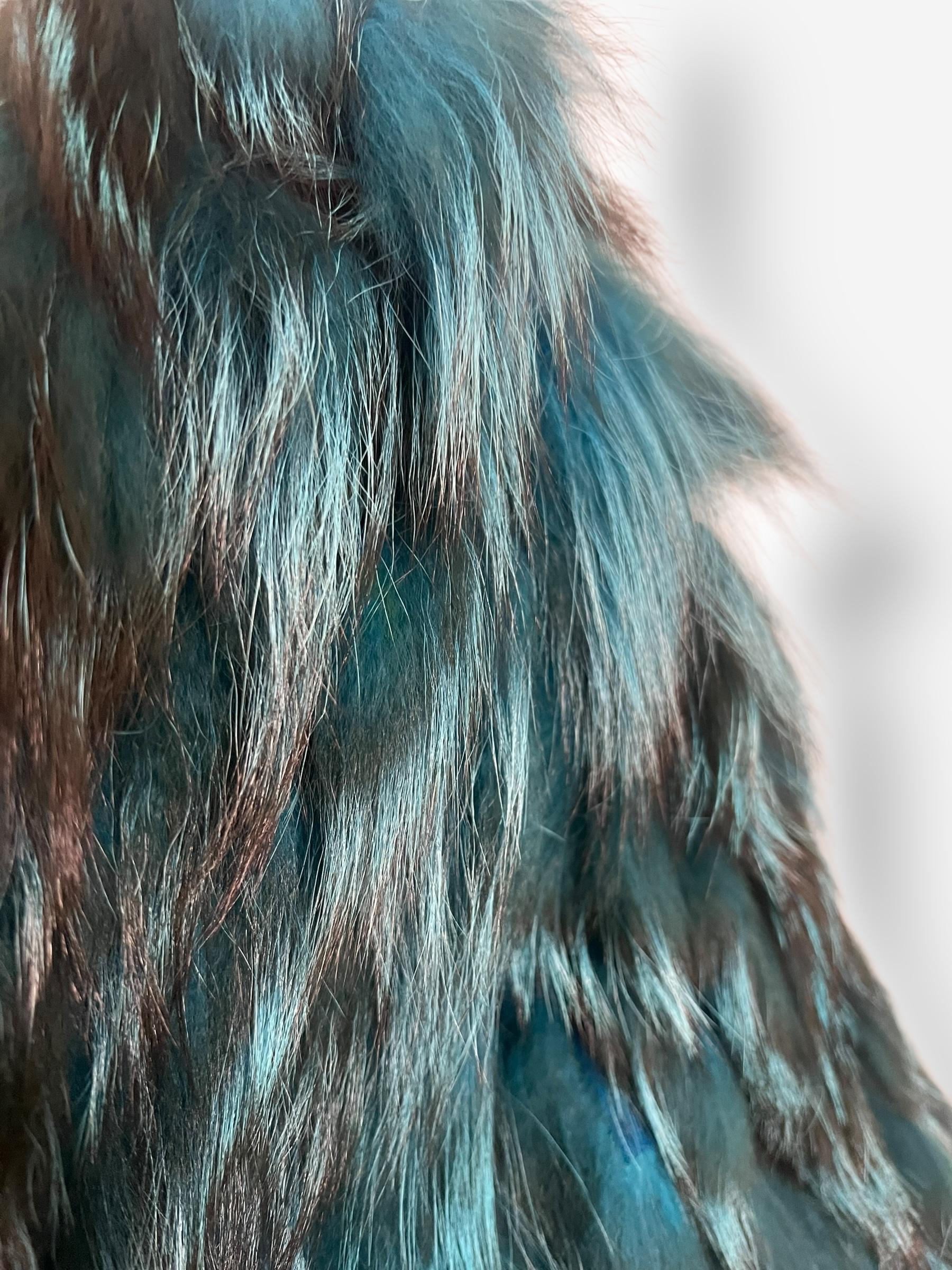 Roberto Cavalli Fall/Winter 2000 Runway Fox Fur Coat For Sale 1