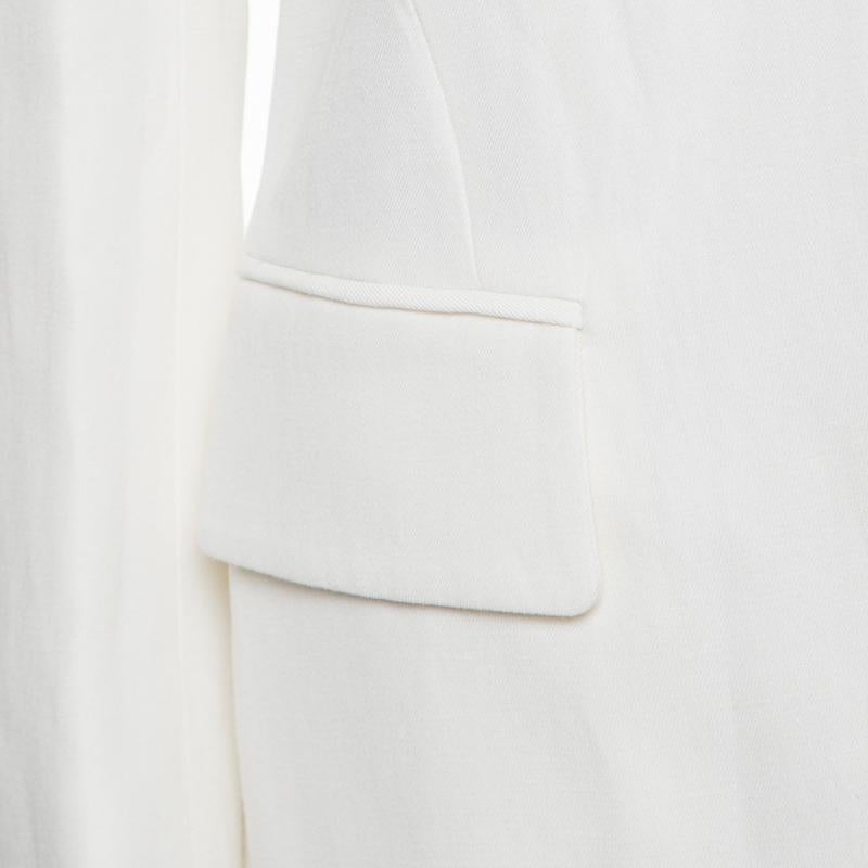 Women's Roberto Cavalli Firenze Off White Tailored Blazer S