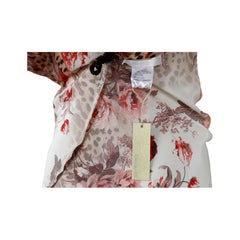 Roberto Cavalli - Robe à bretelles tressées à imprimé floral et léopard