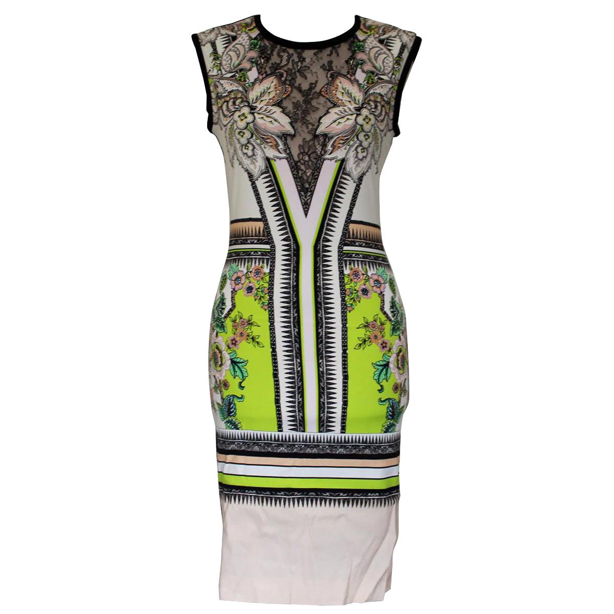 Roberto Cavalli Floral Dress IT 40 For Sale