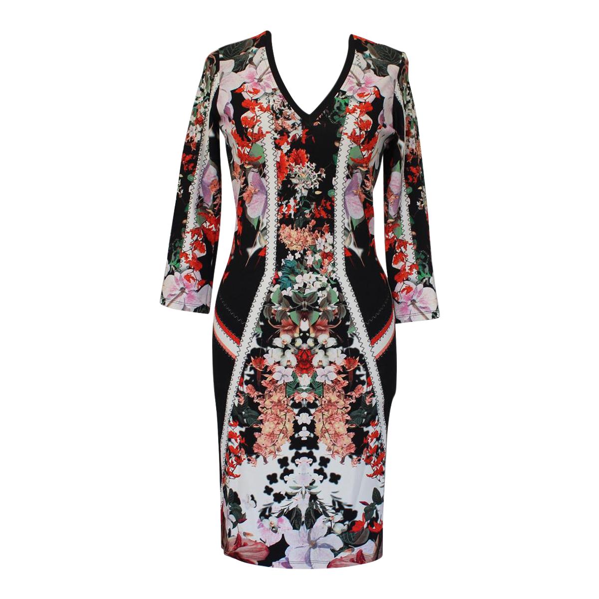 Roberto Cavalli - Vestito floreale IT40 in vendita