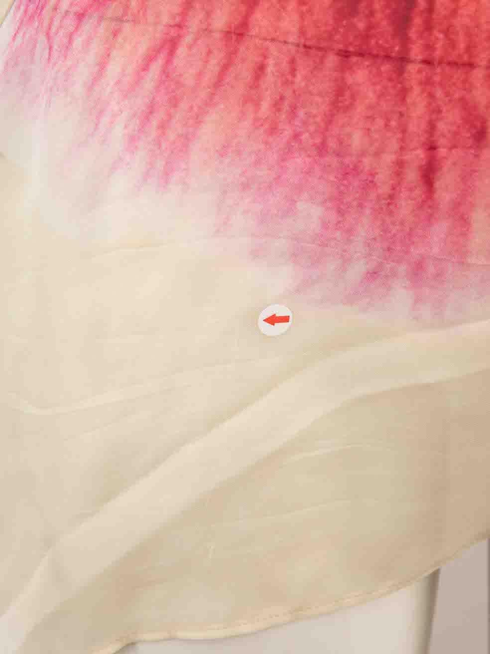 Roberto Cavalli Mini- Strandkleid aus geblümter Seide Größe S im Angebot 2