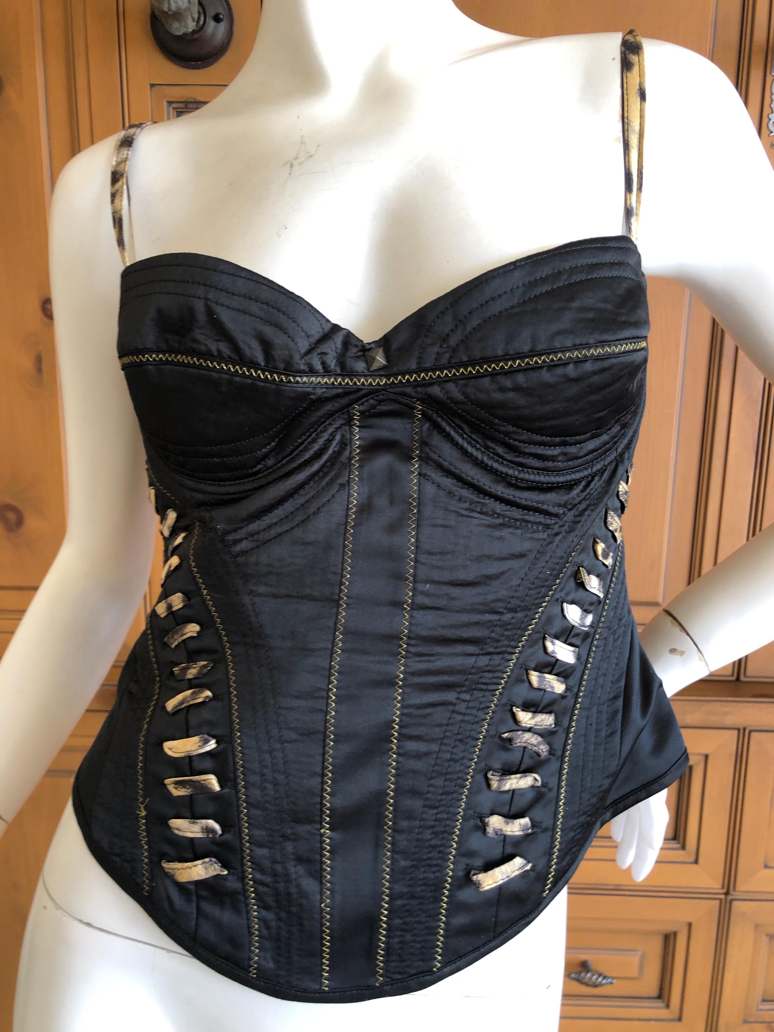 roberto cavalli corset