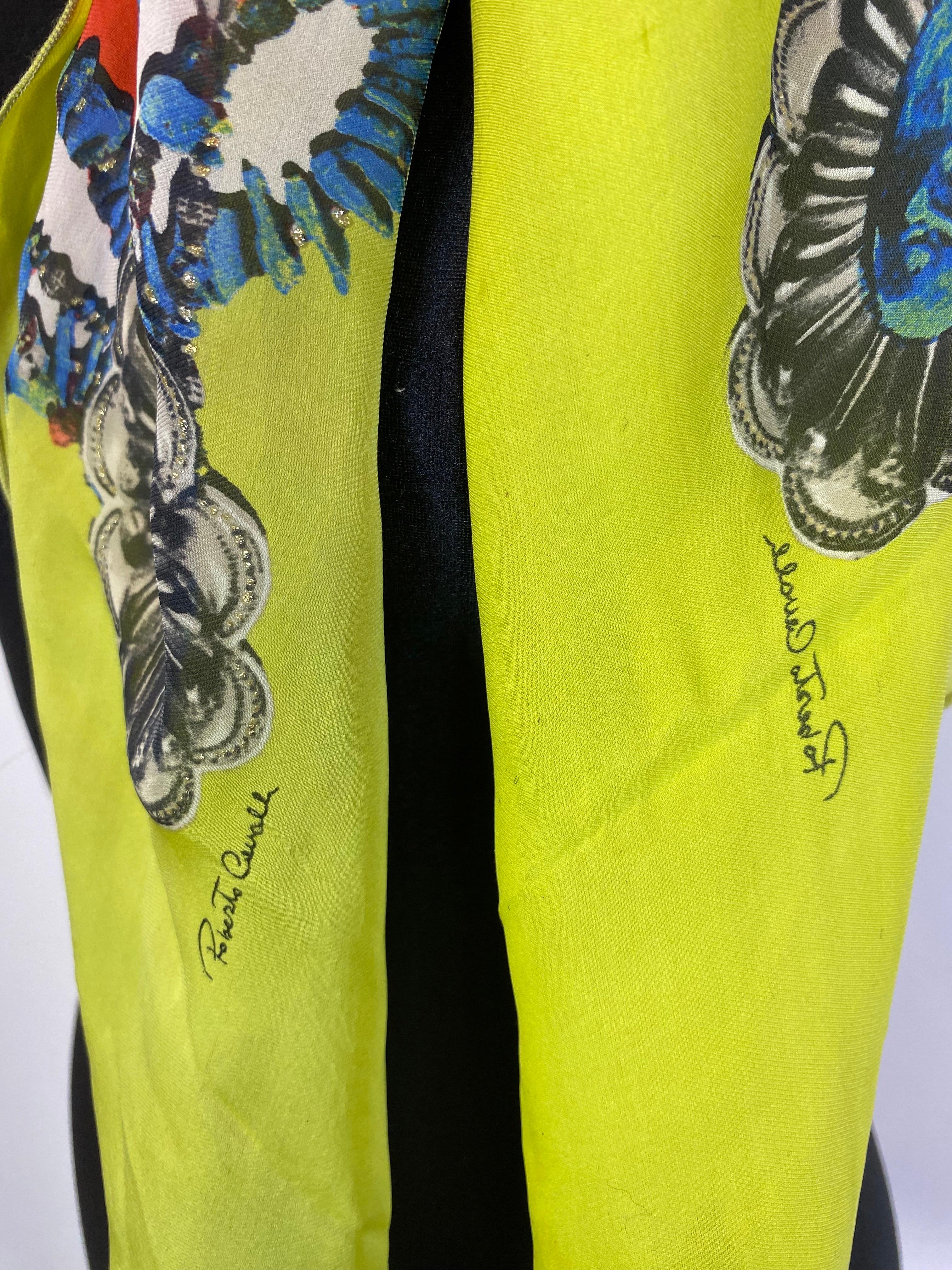 Beige Roberto Cavalli foulard