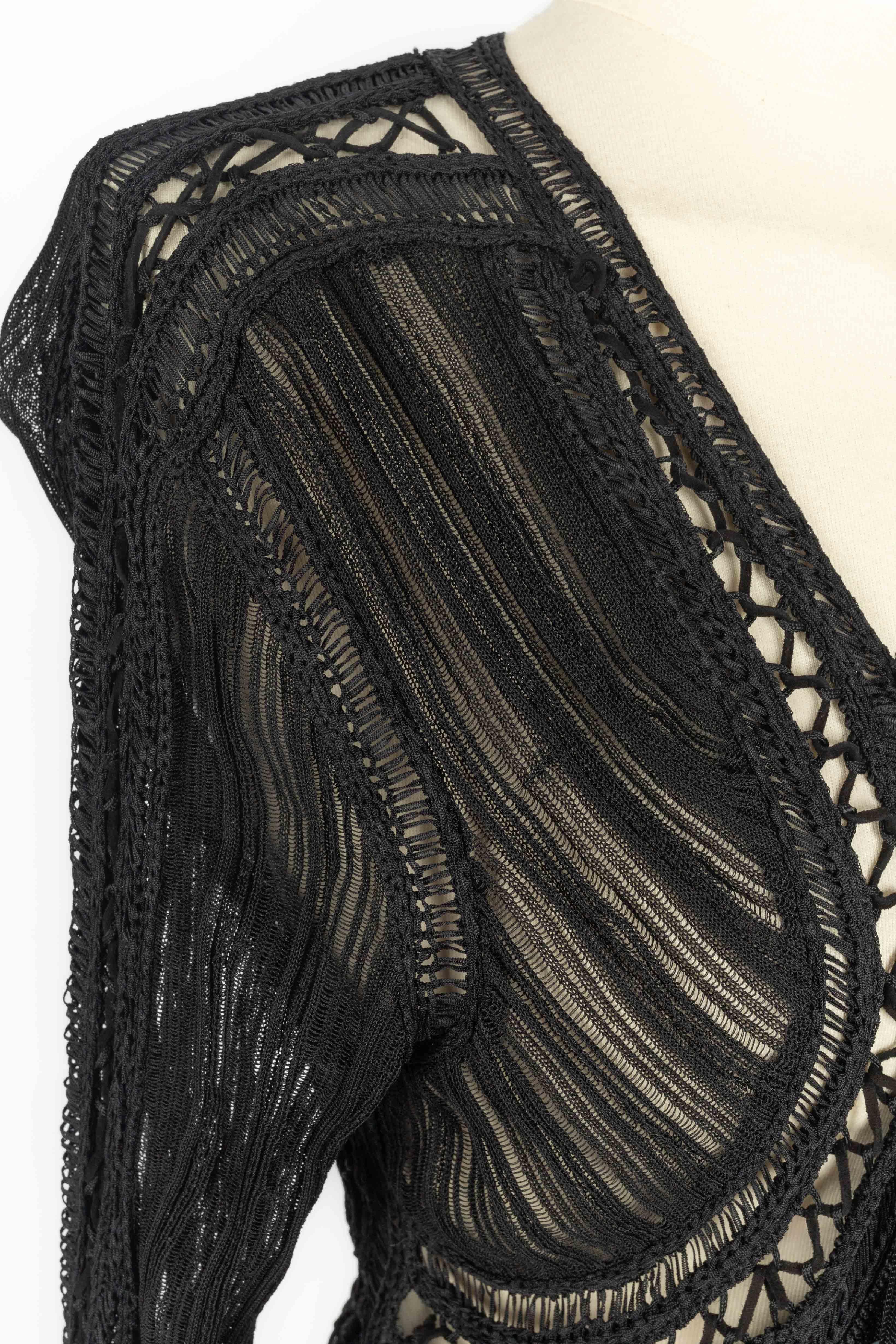 Roberto Cavalli fringed jacket In Excellent Condition For Sale In SAINT-OUEN-SUR-SEINE, FR