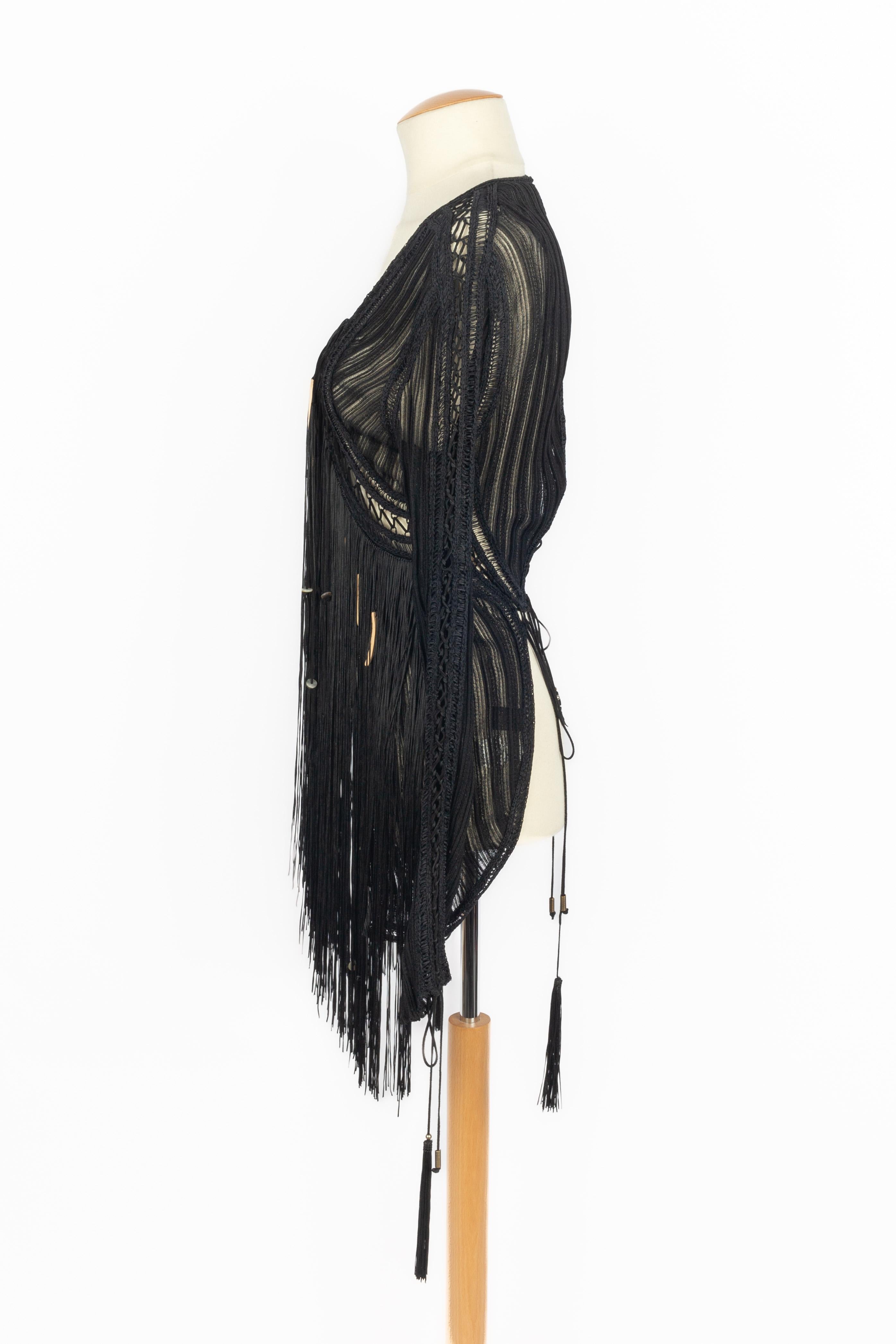 Roberto Cavalli fringed jacket For Sale 4