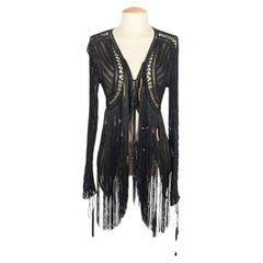 Roberto Cavalli fringed jacket