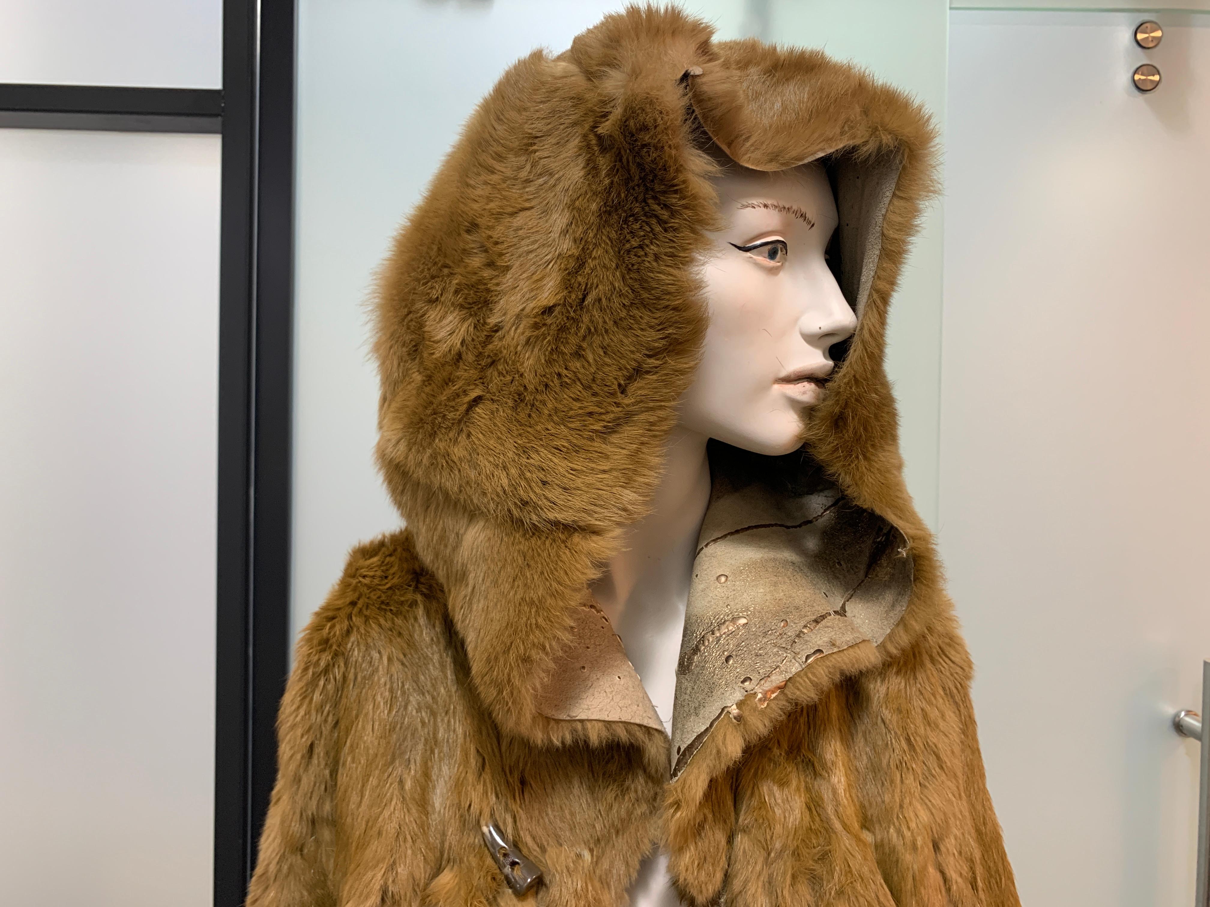 Roberto Cavalli Full-Length fur Sheepskin coat double-sided 1990s vintage For Sale 13