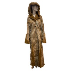 Roberto Cavalli Full-Length fur Sheepskin coat double-sided 1990s vintage