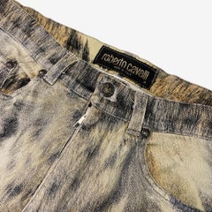 Roberto Cavalli "Fur" Jeans 1990s