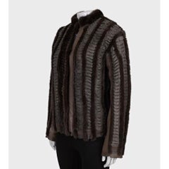 Roberto Cavalli Fur & Leather Straight-Cut Jacket - IT 40 / S