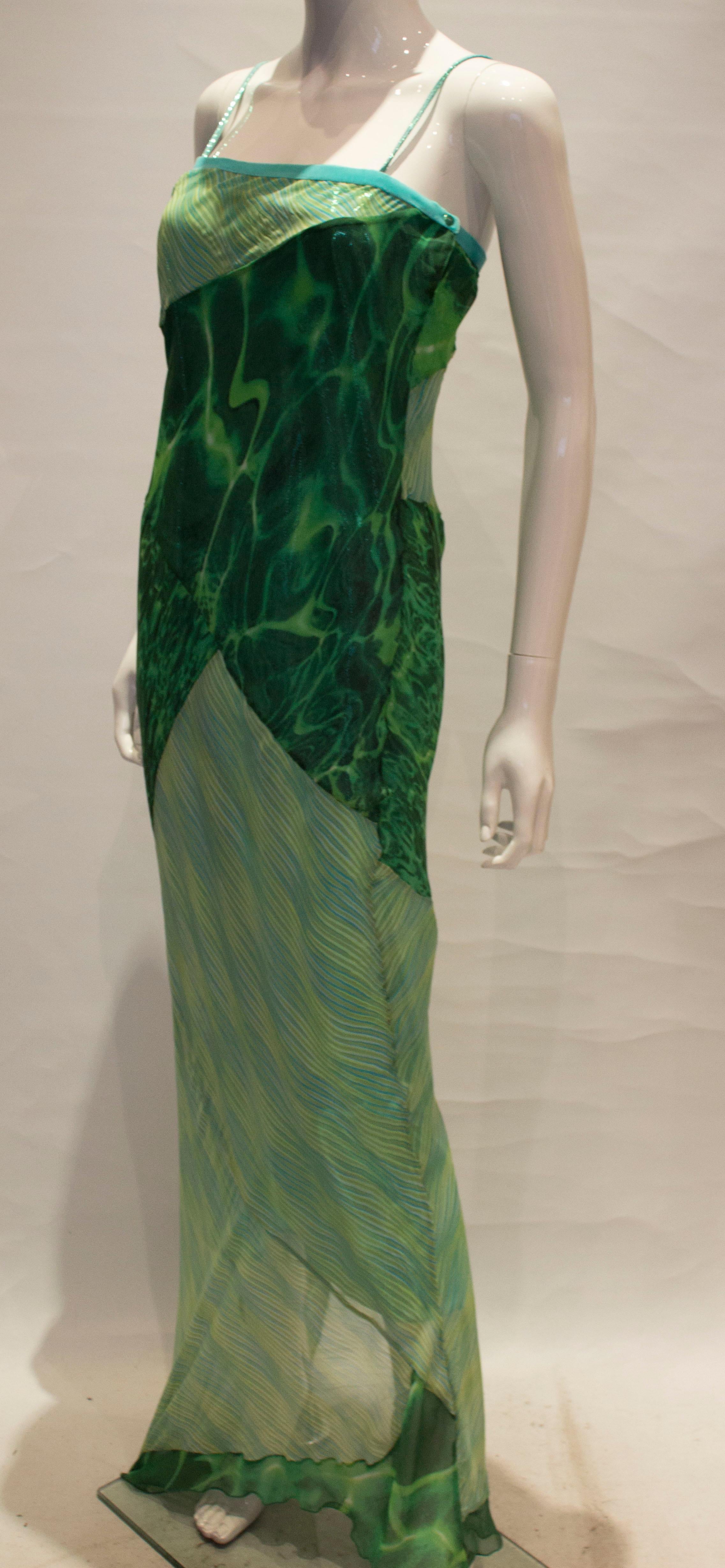 green evening dresses