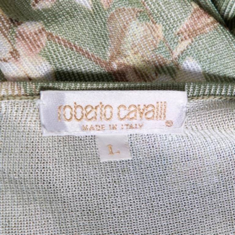 Roberto Cavalli Greene & Greene & Greene & Greene, cardigan in maglia con bottoni, L.L.A. In condizioni discrete in vendita a Dubai, Al Qouz 2