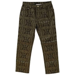 Roberto Cavalli Green Gold trousers