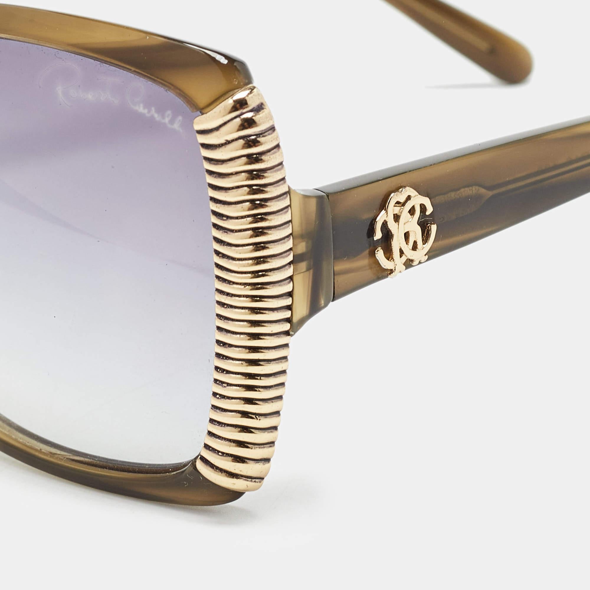 Gris Roberto Cavalli Greene & Greene Greene RC656S Lunettes de soleil papillon