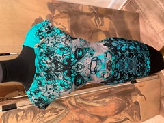 Roberto Cavalli Grey Print Dress
