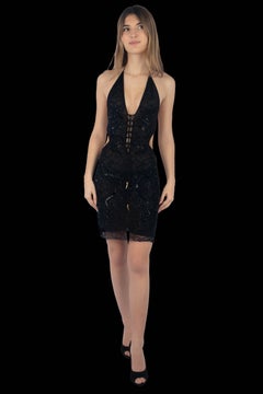 Roberto Cavalli halterneck dress Resort 2024