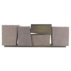 Credenza Martinica del 21° secolo in pelle di Roberto Cavalli Home Interiors