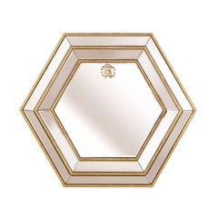 Roberto Cavalli Iconic Collection Morgana Hexagonal Mirror