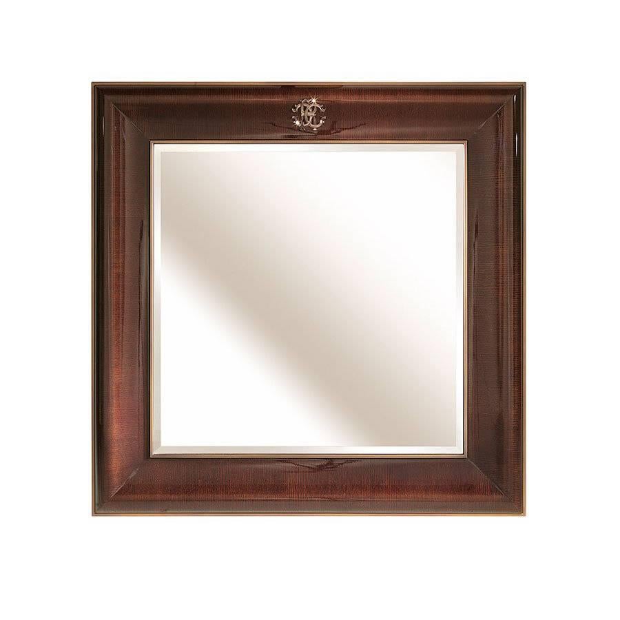 Roberto Cavalli Iconic Collection Riflesso.2 Square Mirror For Sale