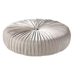 Roberto Cavalli Iconic Collection Sharpei Pouf in Beige