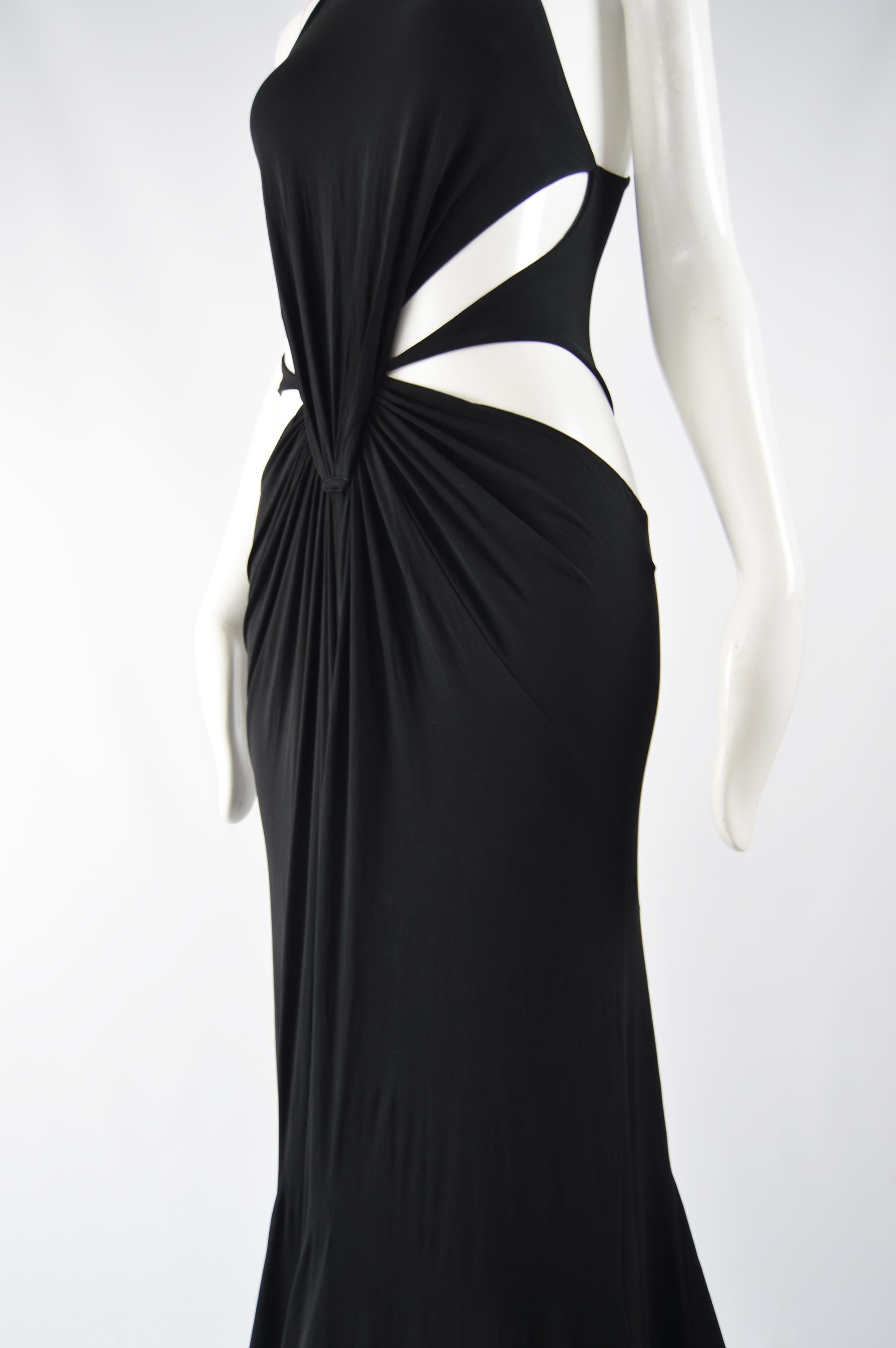 Roberto Cavalli Iconic Cut Out Evening Gown In Excellent Condition In Doncaster, South Yorkshire