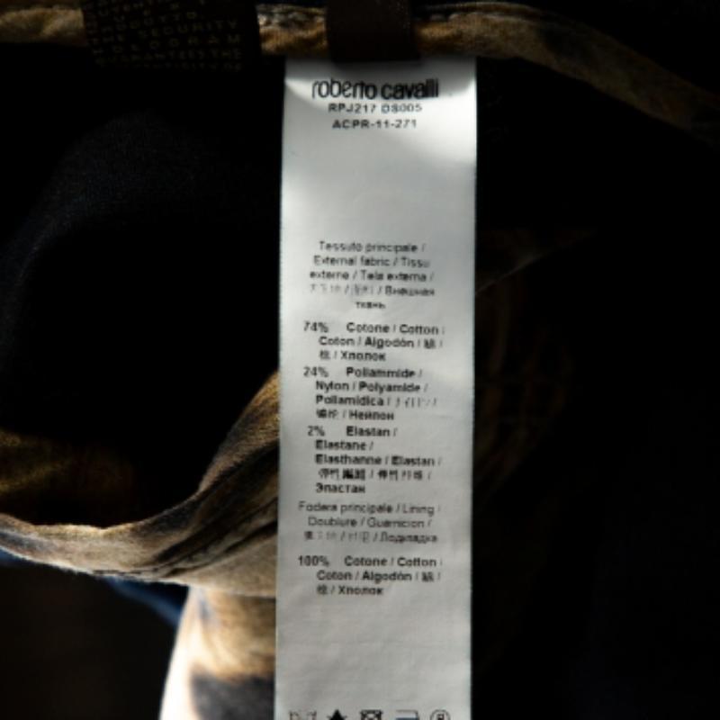 Roberto Cavalli Indigo Denim Tapered Fitted Jeans M in vendita 2