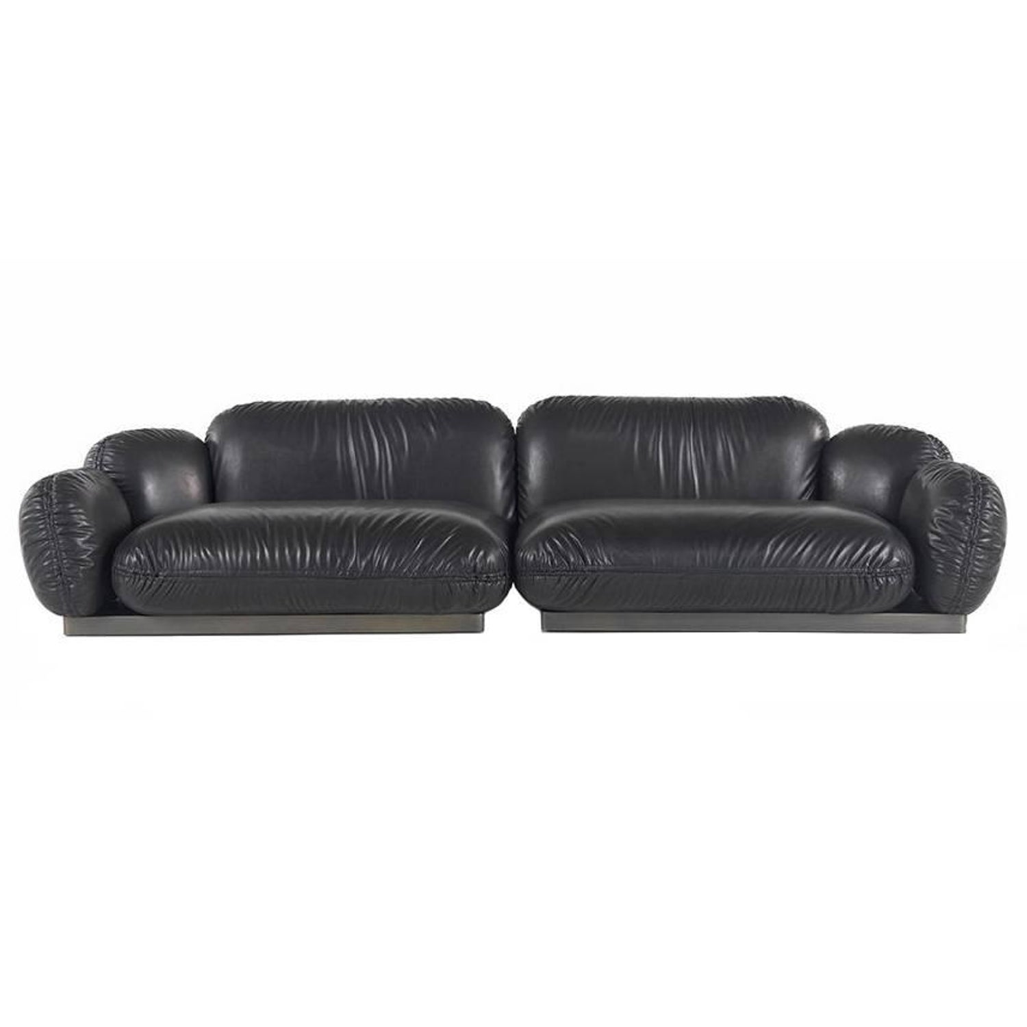 Roberto Cavalli Jungle Collection Tobago Sofa in Black For Sale at 1stDibs