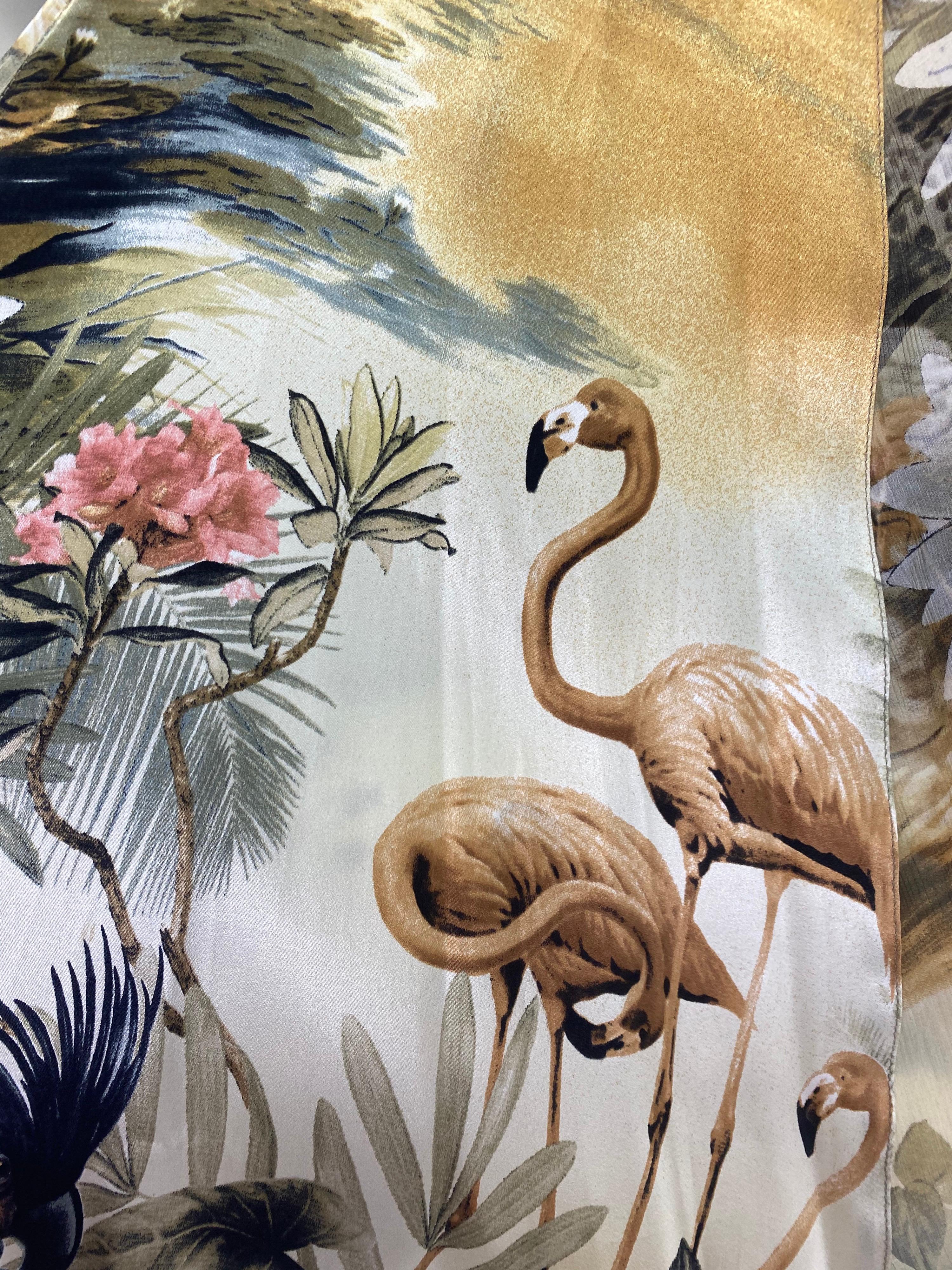Roberto Cavalli Jungle Print Silk Gown 2
