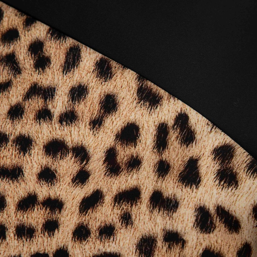 Black Roberto Cavalli Just Cavalli Leopard Print Jumper Size M For Sale
