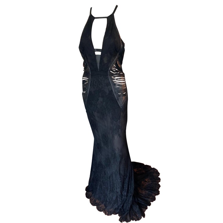 Roberto Cavalli S/S 2013 Leather Cutout Open Back Black Evening Dress Gown For Sale at 1stDibs | black prom dresses 2013, leather evening gown, roberto cavalli black dress Roberto Cavalli S/S 2013 Leather Cutout Open Back Black Evening Dress Gown For Sale at 1stDibs | black prom dresses 2013, leather evening gown, roberto cavalli black dress