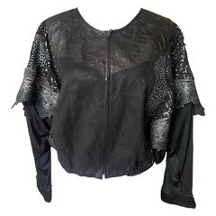 ROBERTO CAVALLI leather jacket