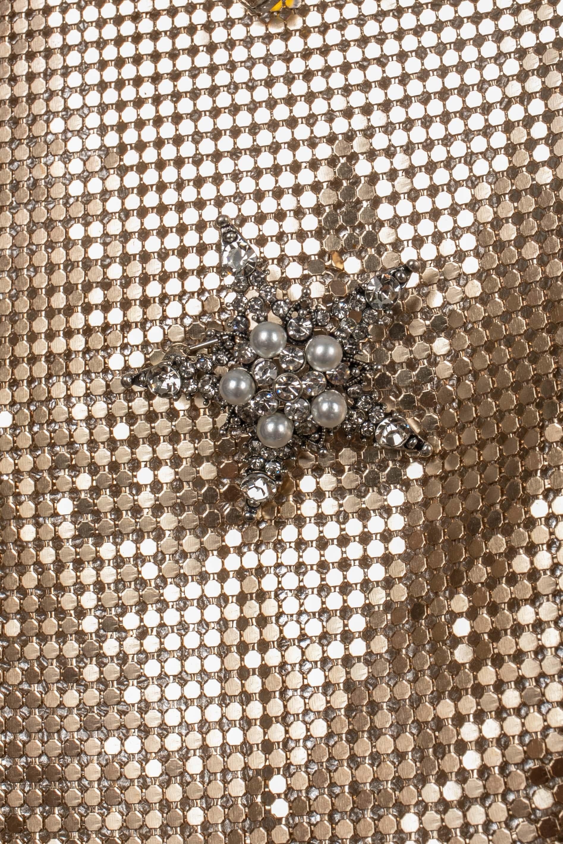 Roberto Cavalli leather jewelry jacket For Sale 1