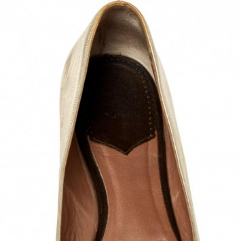 Roberto Cavalli Leather Snake Head Crystal Embellished Ballet Flats Size 39.5 For Sale 2